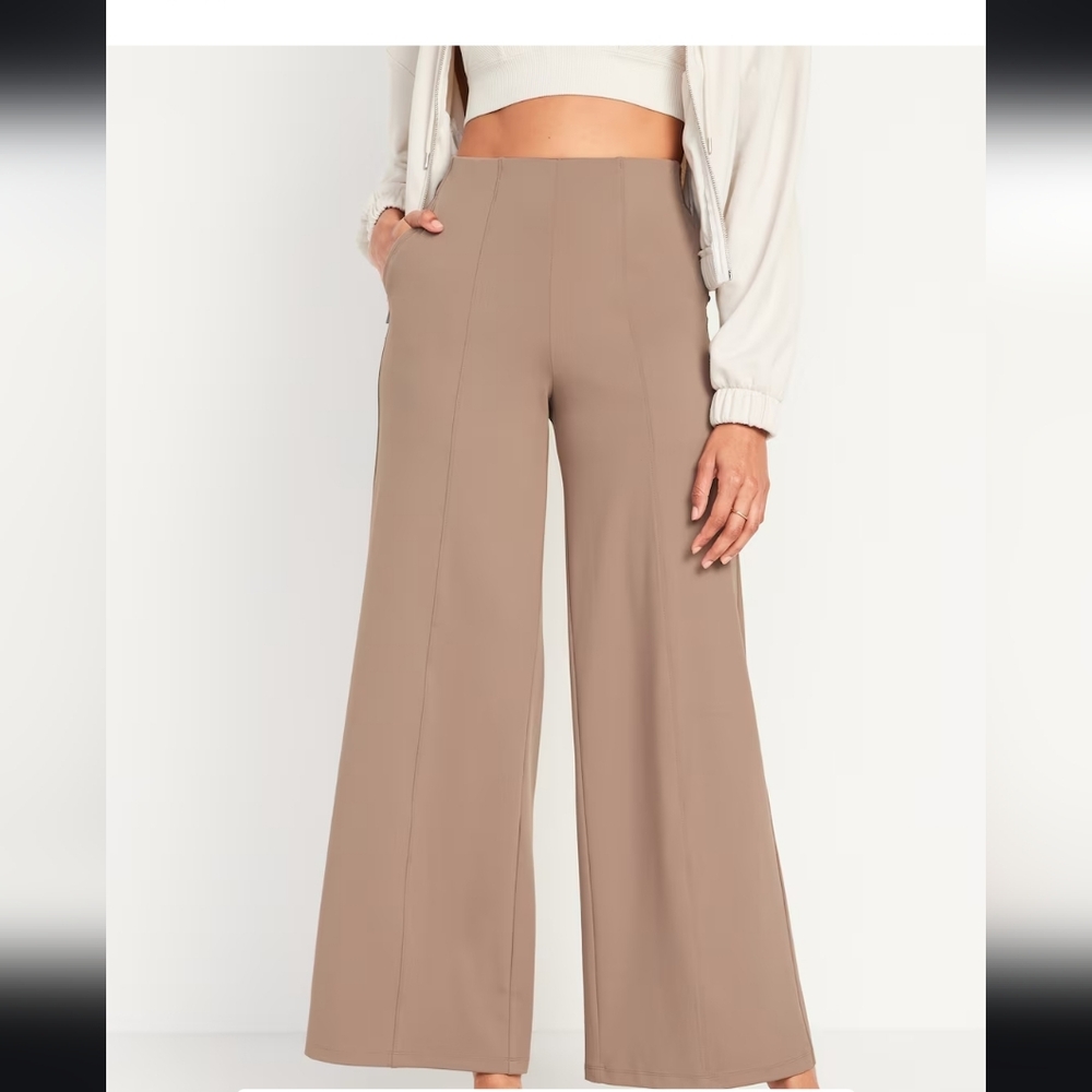 NWT Old Navy High-Waisted PowerSoft Wide-Leg Pants